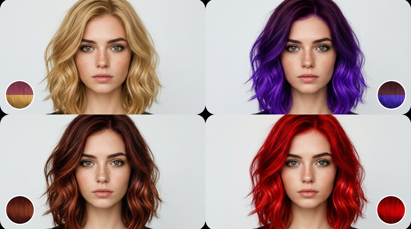 AI hairstyle scene two preview